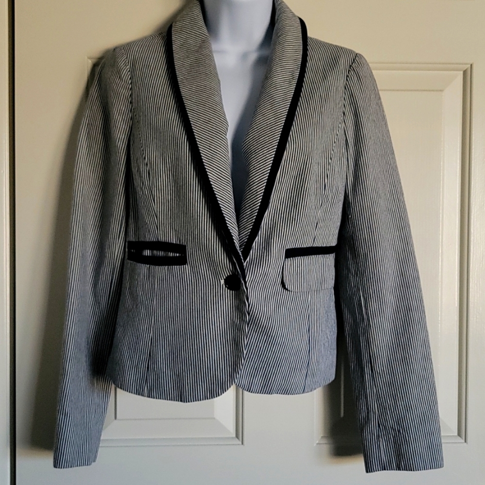 Navy blue pin stripe Blazer